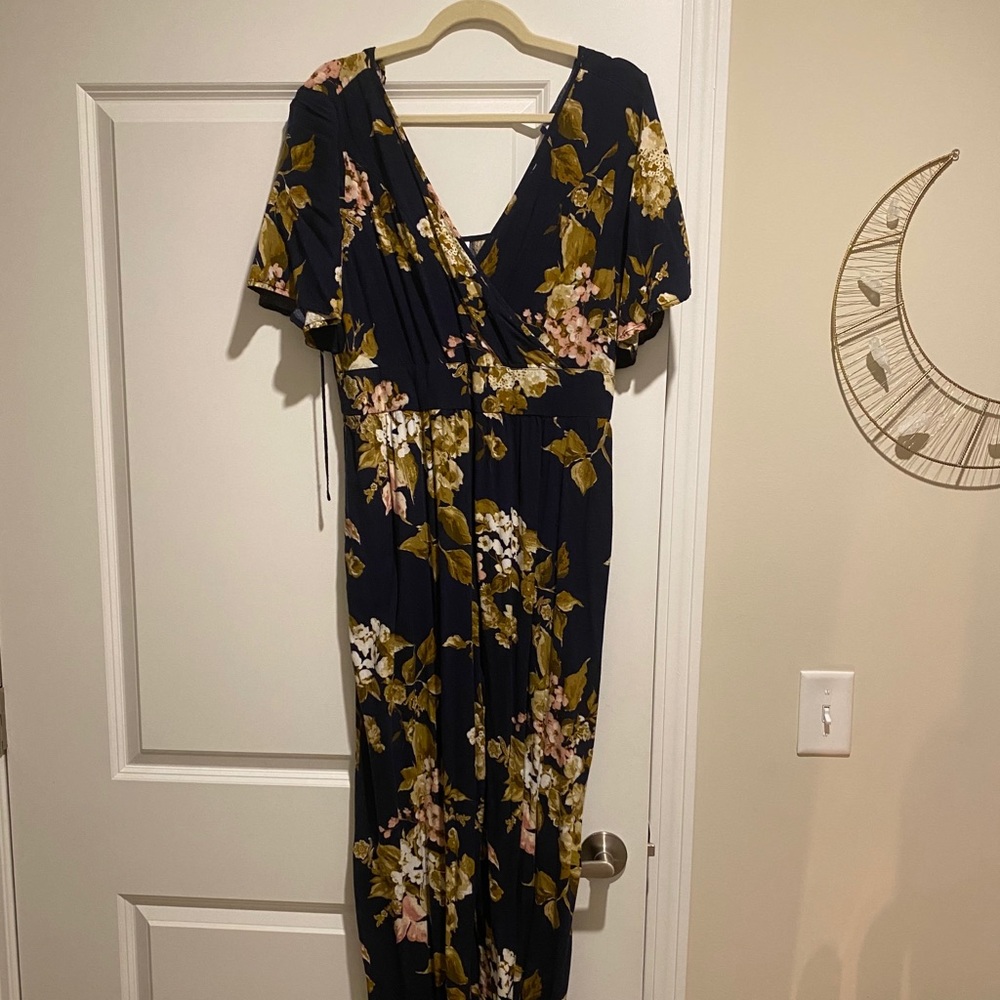 Xhilaration Floral Jumpsuit